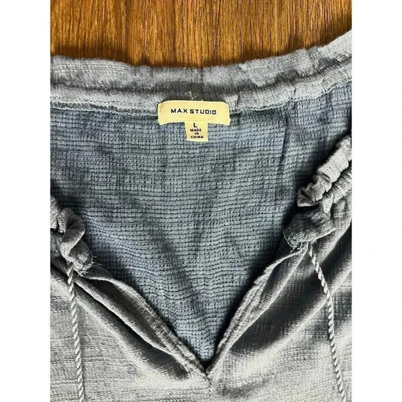 Women's Size Large Max Studio‎ Blue Dress - Picture 3 of 6